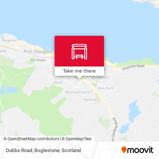Dubbs Road, Boglestone map