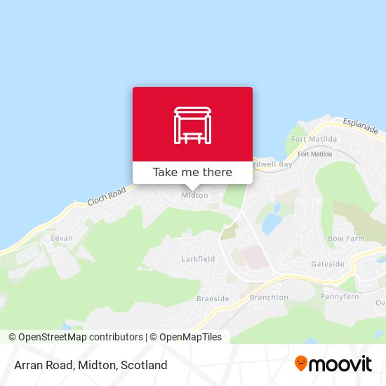 Arran Road, Midton map