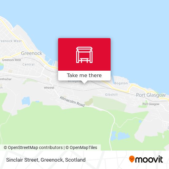Sinclair Street, Greenock map