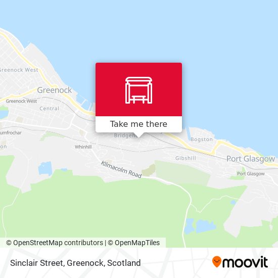 Sinclair Street, Greenock map