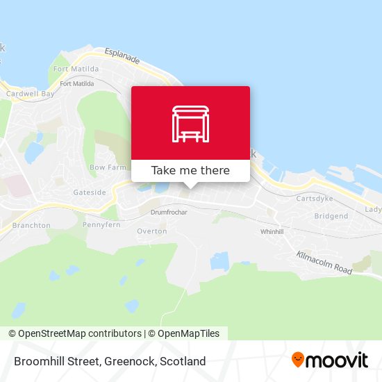 Broomhill Street, Greenock map
