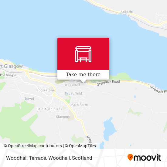 Woodhall Terrace, Woodhall map
