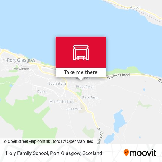 Holy Family School, Port Glasgow map