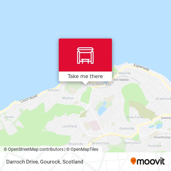 Darroch Drive, Gourock map