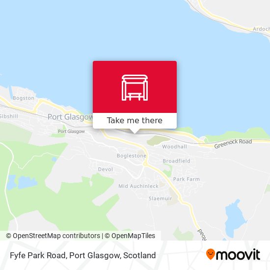 Fyfe Park Road, Port Glasgow map