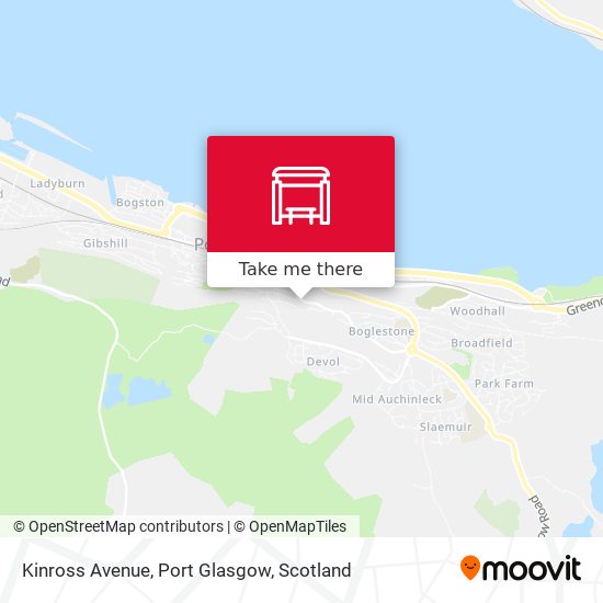 Kinross Avenue, Port Glasgow map