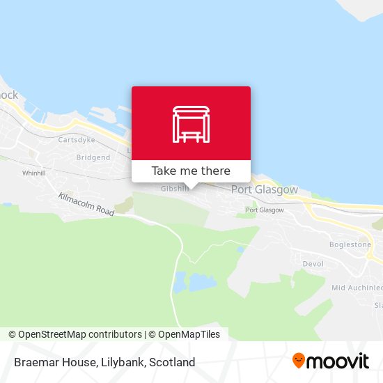 Braemar House, Lilybank map