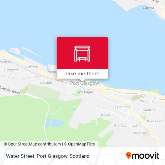 Water Street, Port Glasgow map