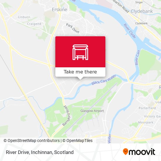 River Drive, Inchinnan map