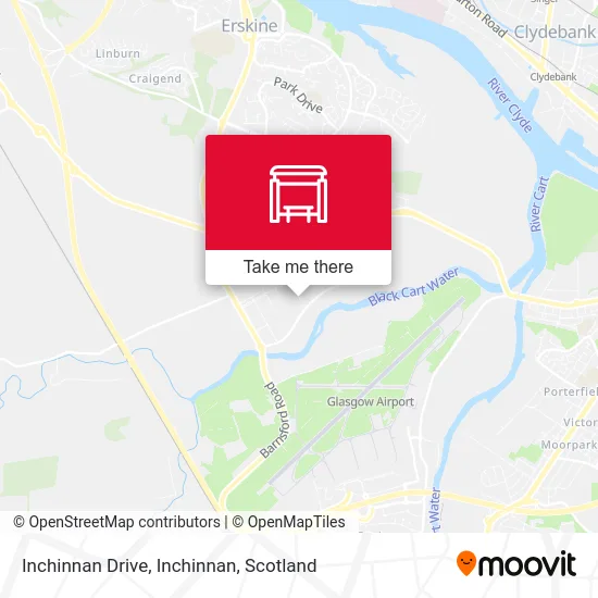 Inchinnan Drive, Inchinnan map