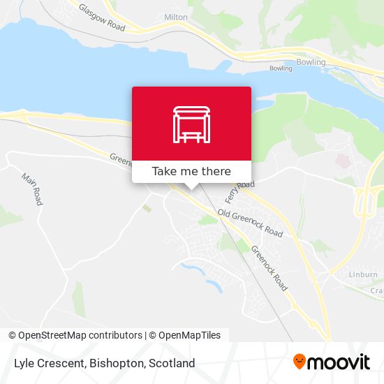 Lyle Crescent, Bishopton map