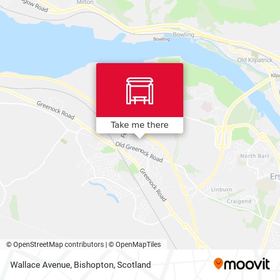 Wallace Avenue, Bishopton map
