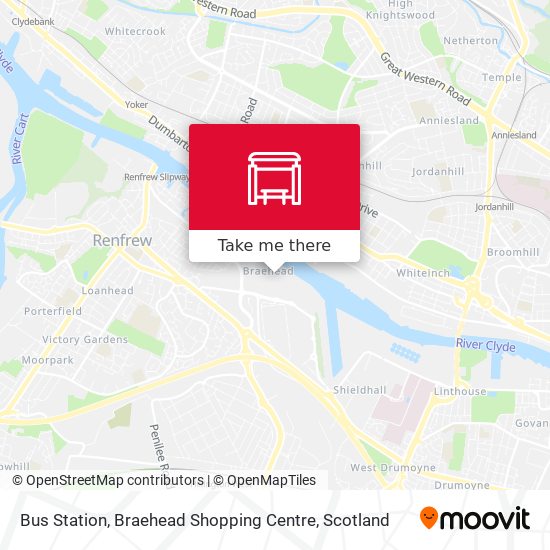 Bus Station, Braehead Shopping Centre map