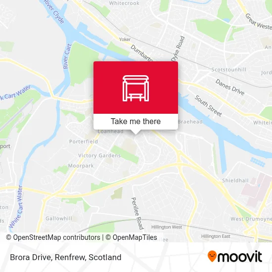 Brora Drive, Renfrew map