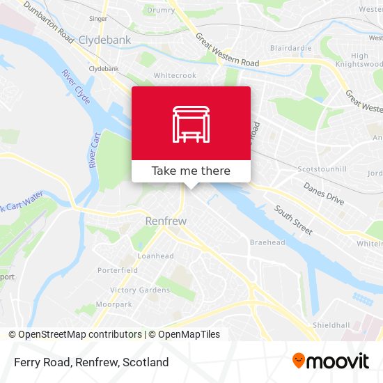 Ferry Road, Renfrew map
