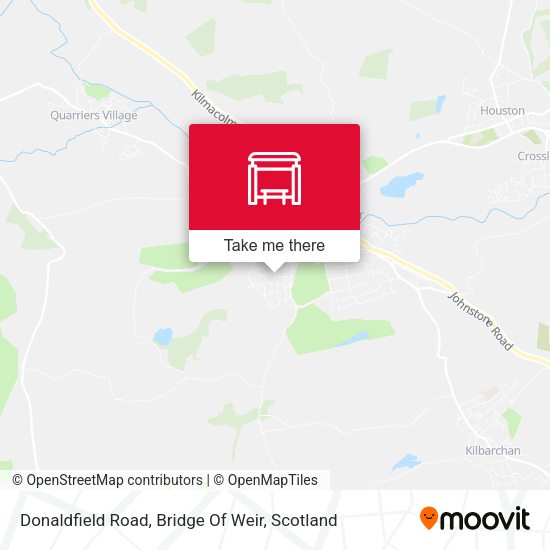 Donaldfield Road, Bridge Of Weir map