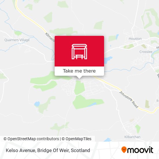 Kelso Avenue, Bridge Of Weir map