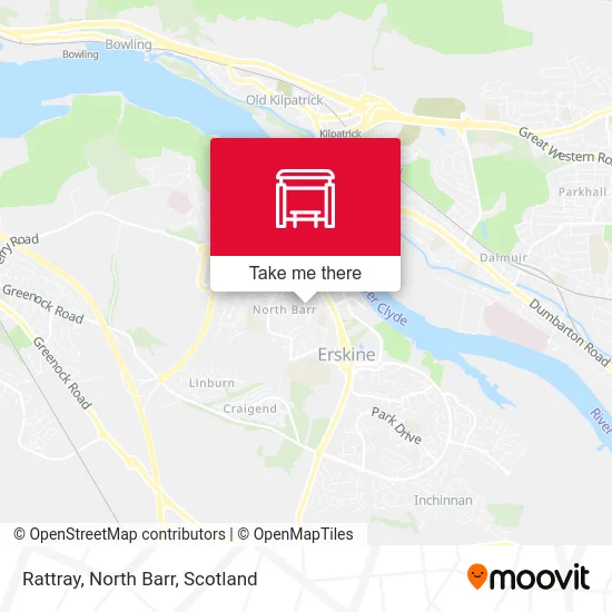 Rattray, North Barr map