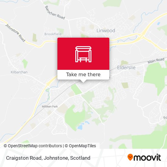 Craigston Road, Johnstone map
