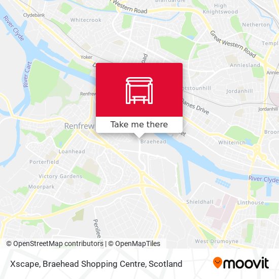 Xscape, Braehead Shopping Centre map
