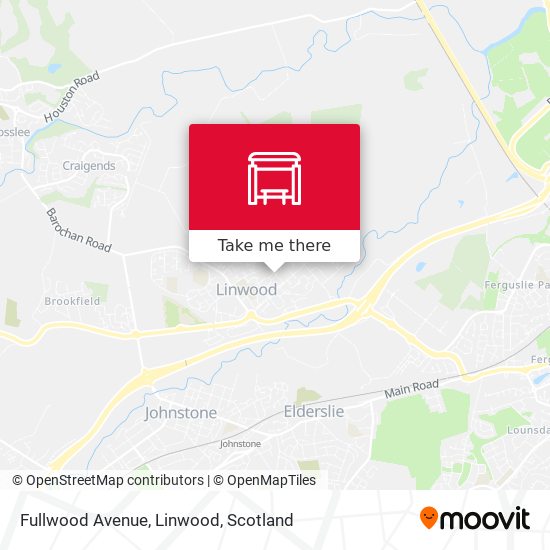 Fullwood Avenue, Linwood map