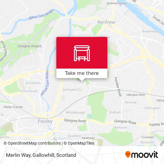 Merlin Way, Gallowhill map