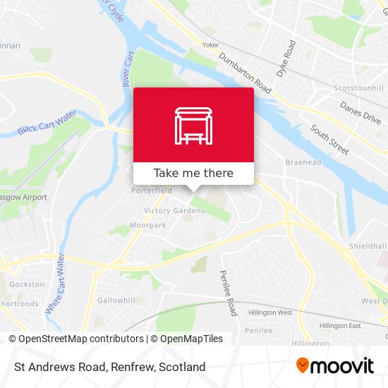 St Andrews Road, Renfrew map