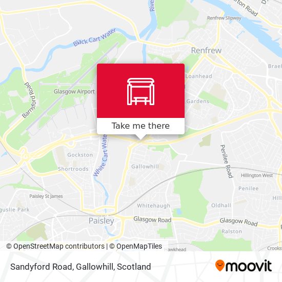 Sandyford Road, Gallowhill map