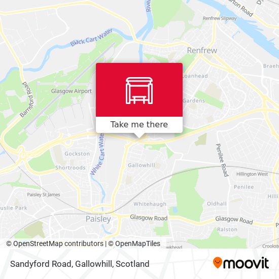 Sandyford Road, Gallowhill map