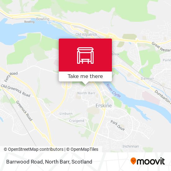 Barrwood Road, North Barr map