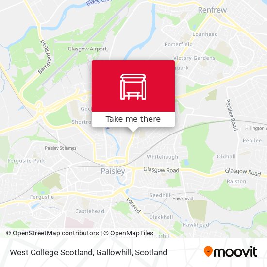 West College Scotland, Gallowhill map