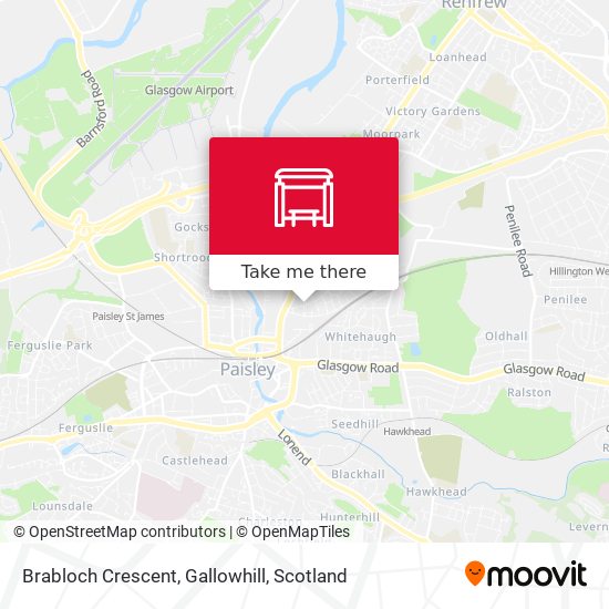 Brabloch Crescent, Gallowhill map