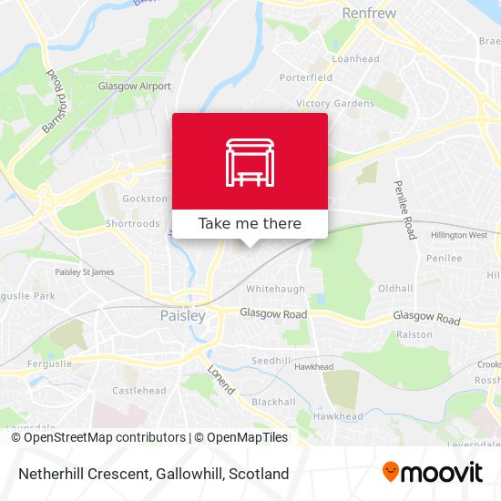 Netherhill Crescent, Gallowhill map