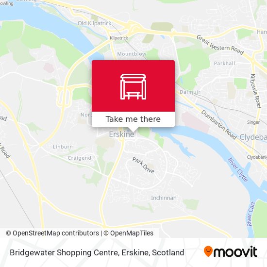 Bridgewater Shopping Centre, Erskine map