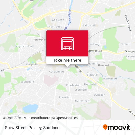 Stow Street, Paisley map