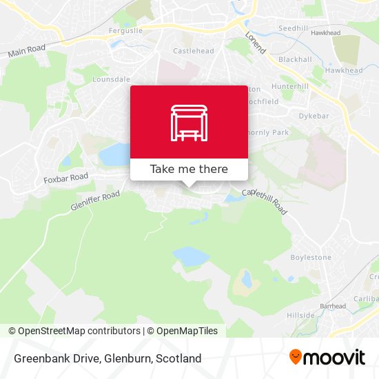 Greenbank Drive, Glenburn map