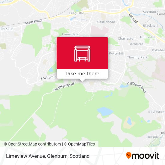 Limeview Avenue, Glenburn map
