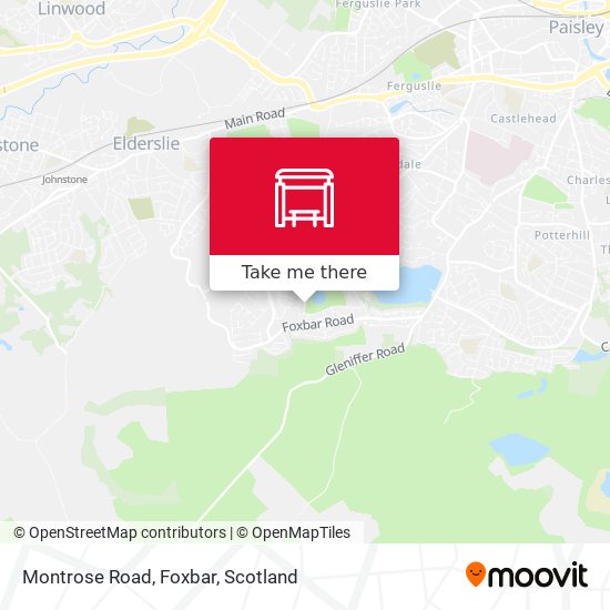 Montrose Road, Foxbar map