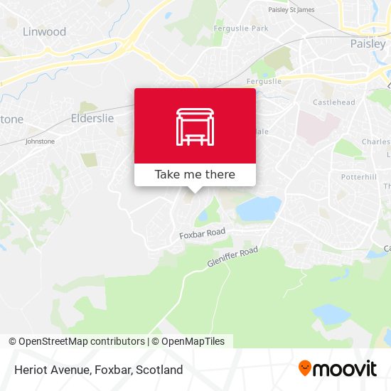 Heriot Avenue, Foxbar map