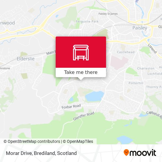 Morar Drive, Brediland map