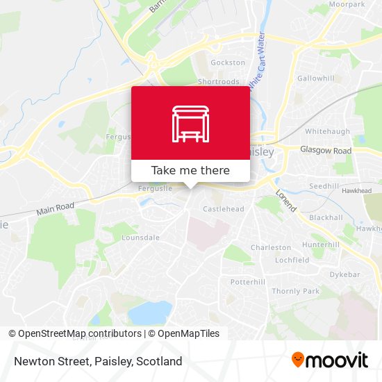 Newton Street, Paisley map