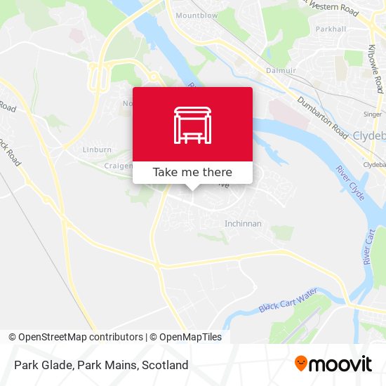 Park Glade, Park Mains map