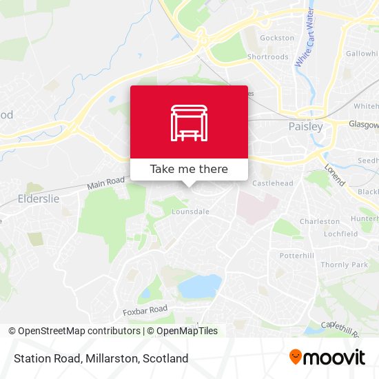 Station Road, Millarston map