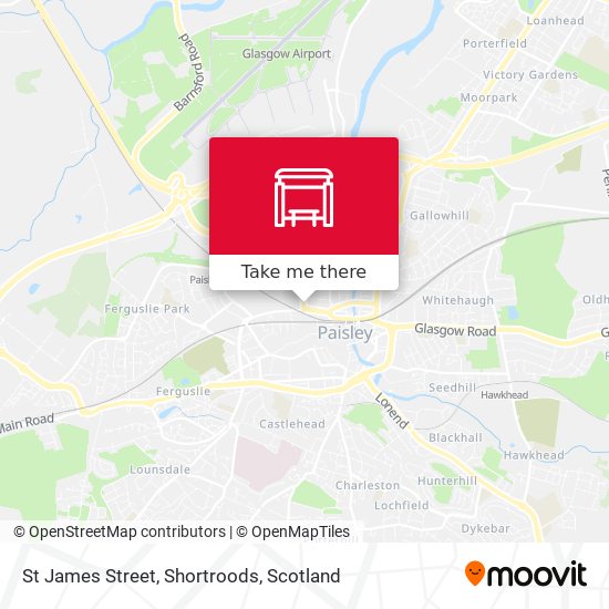 St James Street, Shortroods map