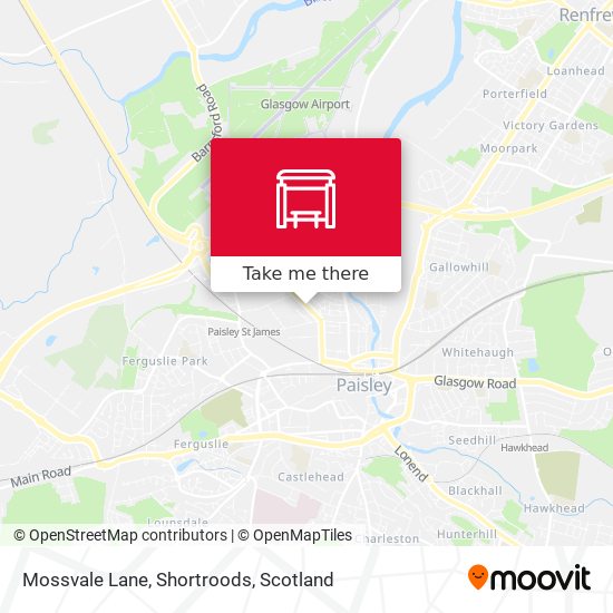 Mossvale Lane, Shortroods map