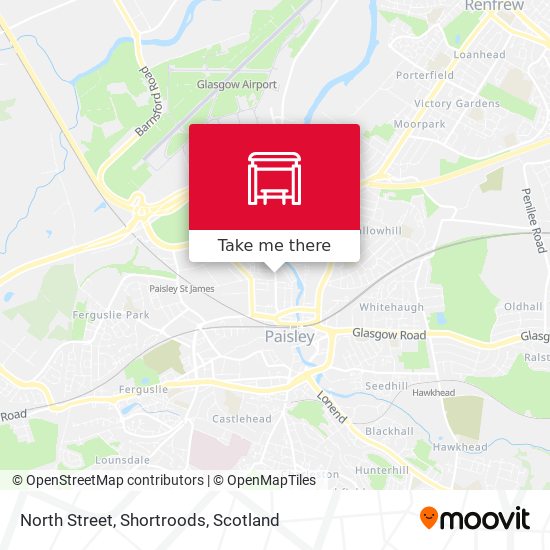 North Street, Shortroods map