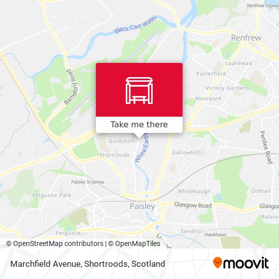 Marchfield Avenue, Shortroods map
