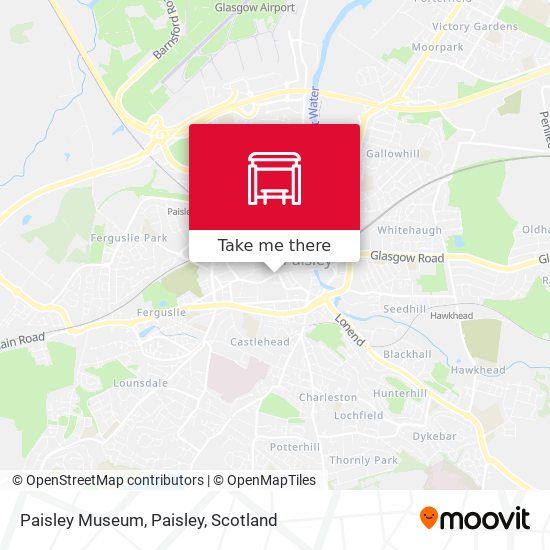 Paisley Museum, Paisley map