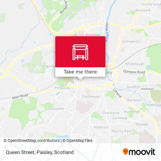 Queen Street, Paisley map
