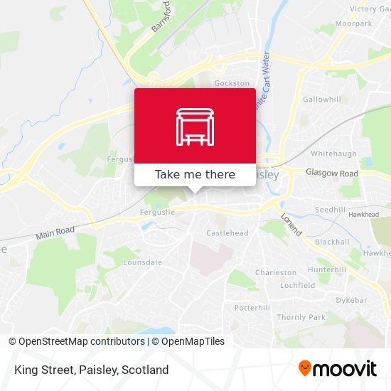 King Street, Paisley map